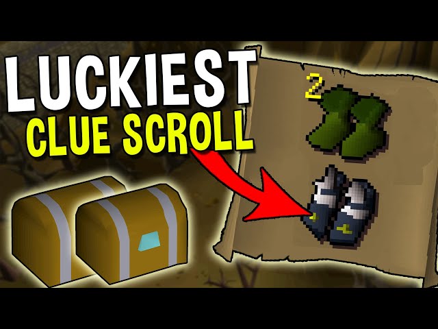 These Are The 10 Luckiest Clue Scroll Rewards Of All Time! [OSRS]