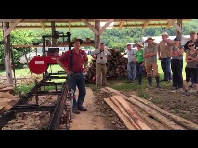 Joel Salatin talks lumber milling
