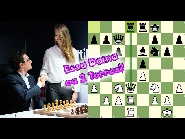 Essa Dama por duas Torres? O Caruana troca! || Caruana x Carlsen - Norway Chess 2019