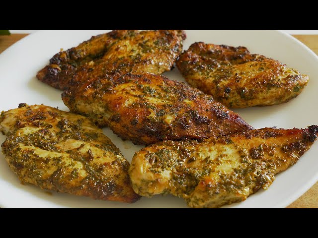 Easy Chicken Breast Recipe with mint and yogurt!