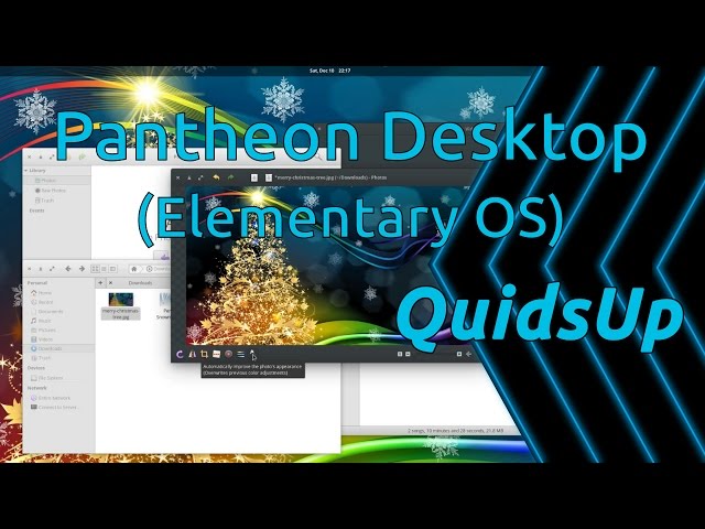 Desktop December - Pantheon Desktop from Elementary OS