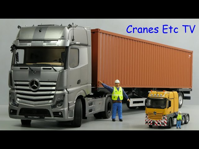 NZG Mercedes-Actros L GigaSpace 4x2 'Edition 3' Tractor by Cranes Etc TV