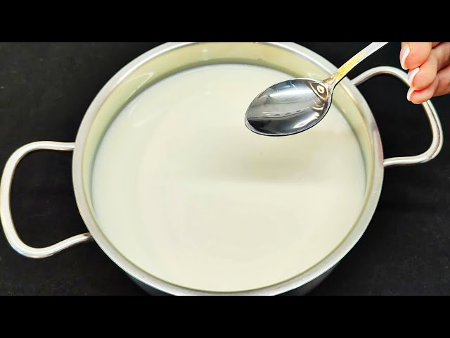 Pour vinegar into boiling milk ❗–I don’t buy it in the shop anymore. Only a few people know that