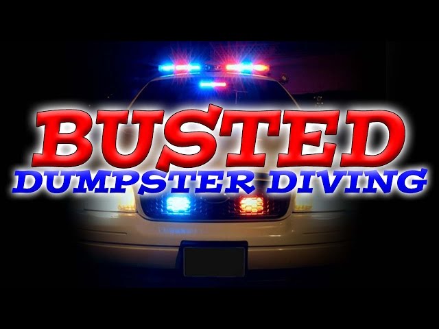 BUSTED BY COPS WHILE DUMPSTER DIVING | OmarGoshTV