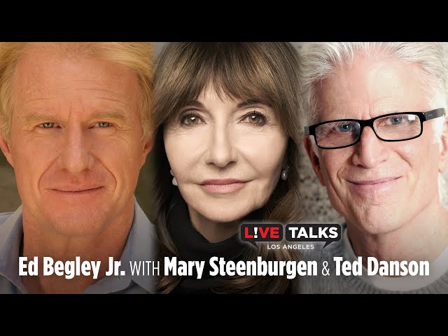 Ed Begley Jr. with Mary Steenburgen & Ted Danson at Live Talks Los Angeles