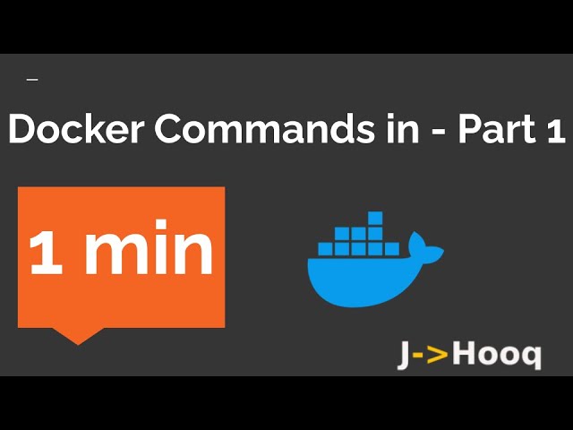 Docker commands in 60 seconds - Part 1 #Shorts