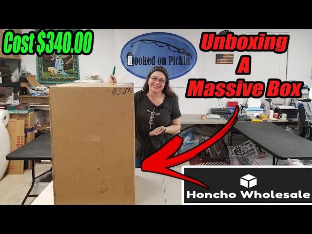 Honcho wholesale unboxing of an awesome huge box - online reselling