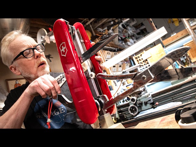 Adam Savage Repairs His Giant Swiss Army Knife!