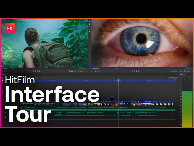 Learning the HitFilm interface basics | My First Project