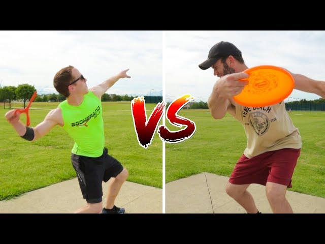 Frisbee Boomerang Trick Shot Battle | Brodie Smith