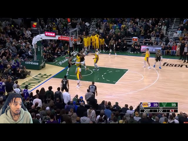 FlightReacts To LAKERS vs BUCKS Full Game Highlights | March 26, 2024!
