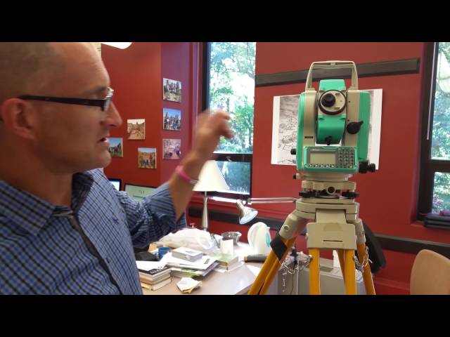 Setting up a total station and basics of operation