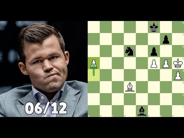 Final Polêmico entra na história do xadrez - Carlsen x Caruana - Partida 06/12 - Mundial 2018