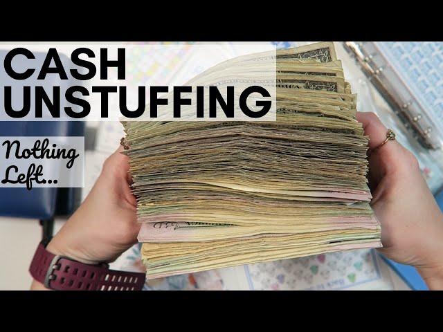 UNSTUFFING MONEY BINDERS | I HAVE NOTHING LEFT | JORDAN BUDGETS