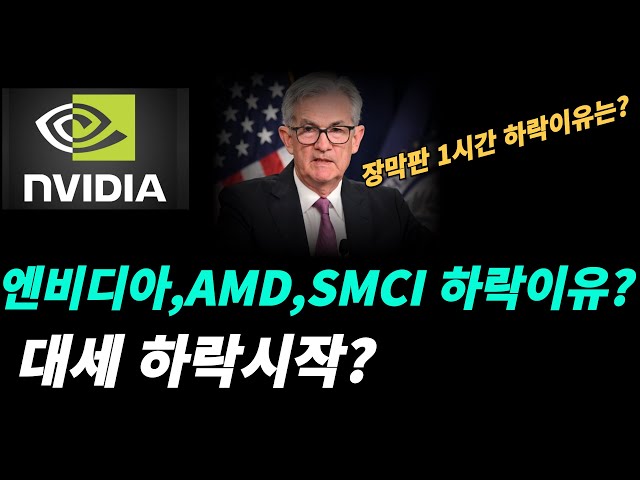 엔비디아,AMD,SMCI 하락이유는?