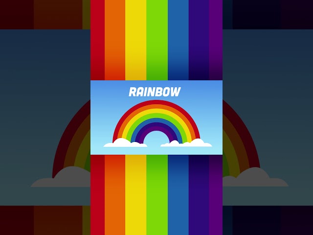 Learn ALL the Colors Of The Rainbow! | KLT #shorts