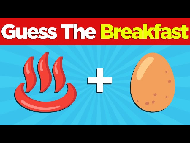 Emoji Breakfast Bonanza: Guess the Morning Meal Challenge.