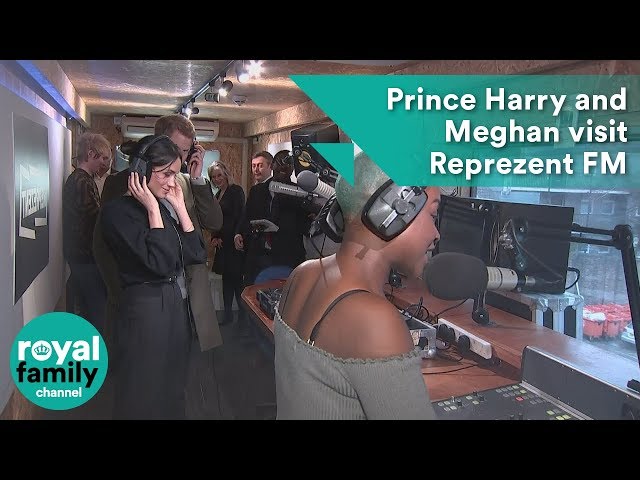 Prince Harry and Meghan visit Reprezent FM