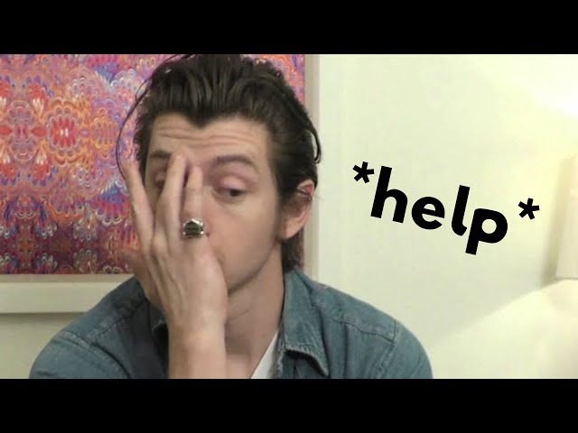 Alex Turner is DONE with interviews - feat. Matt trying to help (sometimes)