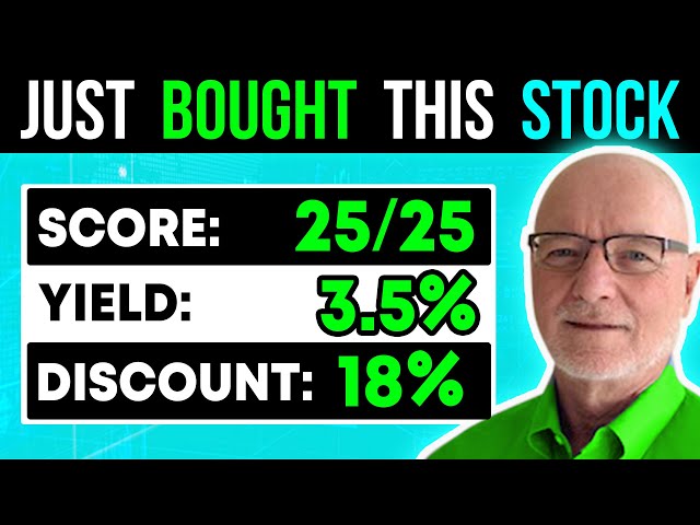 Why I Bought More Shares of This "Perfect" Quality Score Stock that is Selling at an 18% Discount