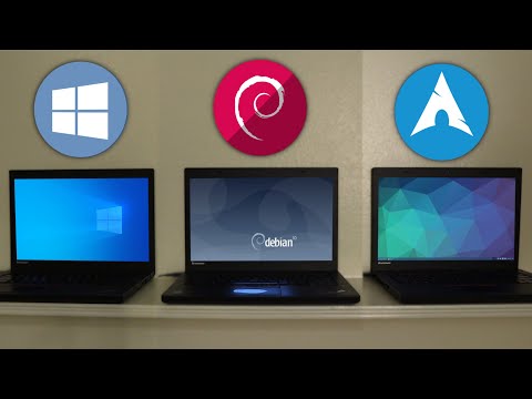 Windows 10 vs Debian vs Arch Linux (EndeavourOS) - Speed Test!