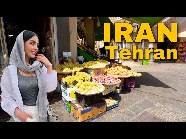 IRAN - Walking in Tehran Sepah Square in Summer 2022 Iran Vlog ایران تهران