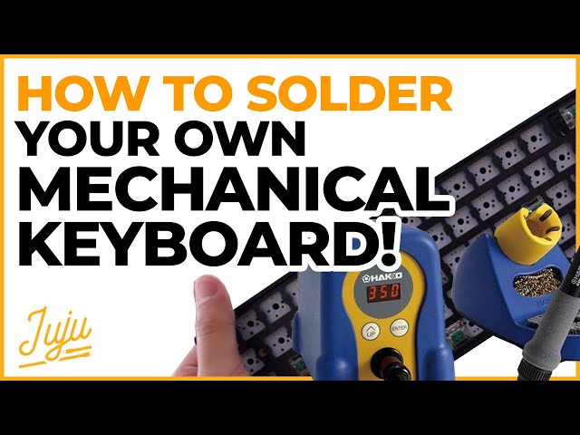 How To PROPERLY Solder A Mechanical Keyboard!