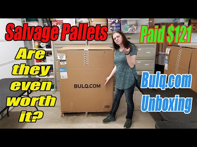 Bulq.com Salvage Pallet Unboxing - 27 Items - What is even useable? - Online reselling- Retail $2355