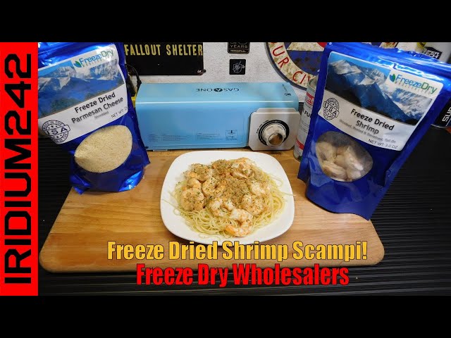 Freeze Dried Shrimp Scampi?  Let's Try it!