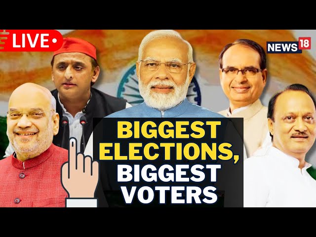 Watch PM Modi, Amit Shah, Sharad Pawar, Supriya Sule Vote In Phase 3 Of India Elections 2024 | N18L