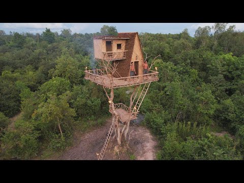 How To Build 15m Tree House And Swimming Pools Part I