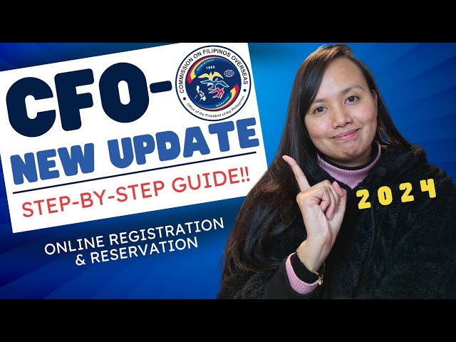 CFO- Online Registration & Reservation UPDATE 2024!