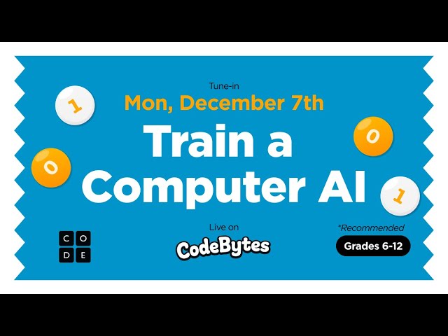 CodeBytes Episode 1 with Dan - Train a Computer AI