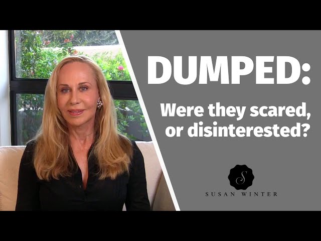 Dumped: Were they scared, or disinterested? @SusanWinter