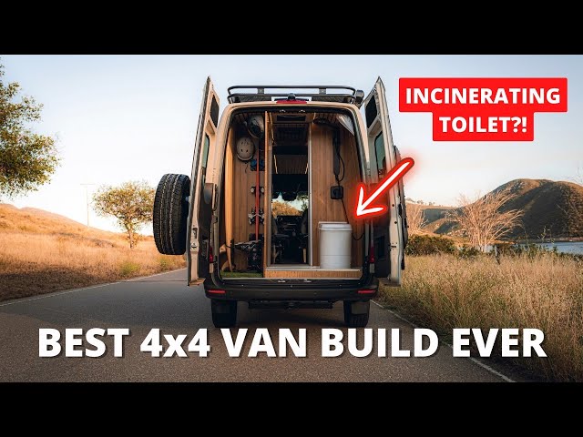 INSANE Luxury Adventure Van Build - Huge Power, Incinerator Toilet, 4x4 Sprinter