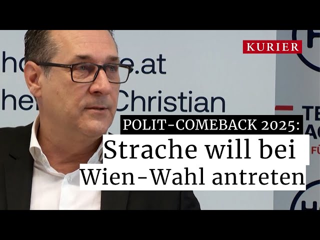 Strache tritt 2025 bei Wien-Wahl an