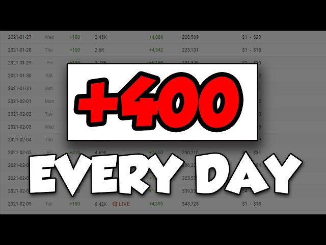 How to get 400 Subscribers on YouTube EVERYDAY | Part 1