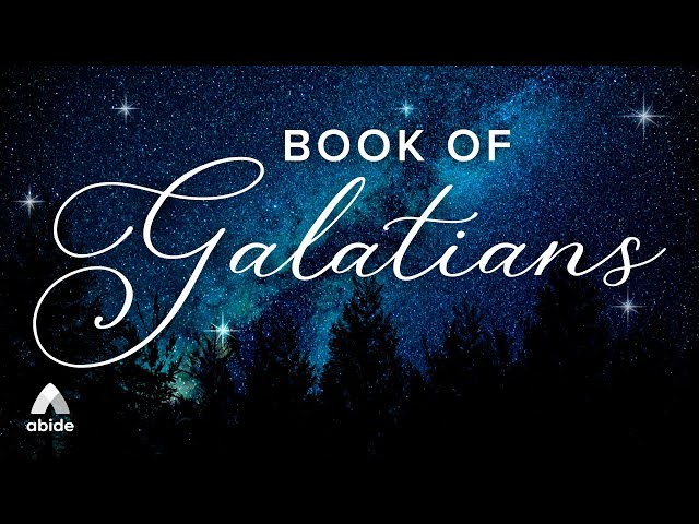 Fall Asleep Listening to Galatians - Calming Audio Scripture [Dark Screen]