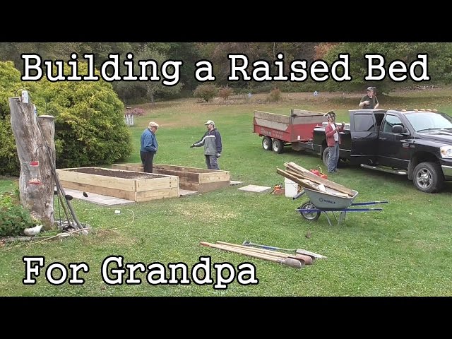 A Raised Bed Garden for Grandpa - How to Assist Seniors with Gardening
