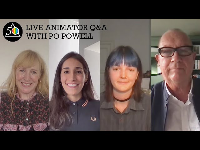 Live Animator Q&A with Po Powell for Pink Floyd's The Dark Side Of The Moon 50th Anniversary