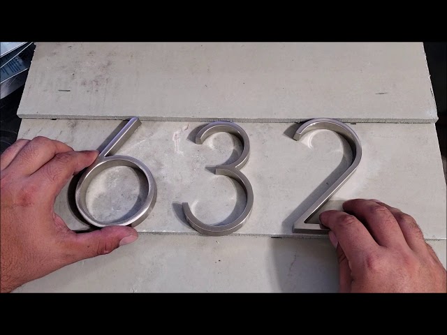 home house address floating number installation EASY UPGRADE DIY do it yourself how to