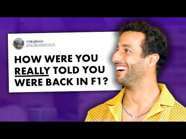 Asking Daniel Ricciardo The Most Popular F1 Fan Questions