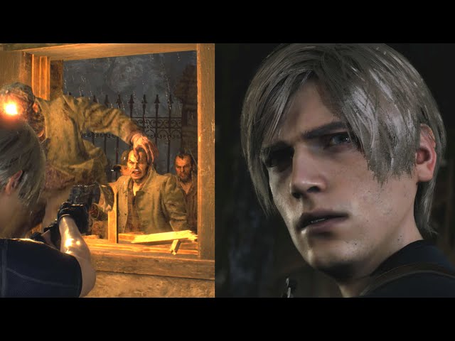 Leon Keeps The Missionaries Out! - Resident Evil 4 Remake