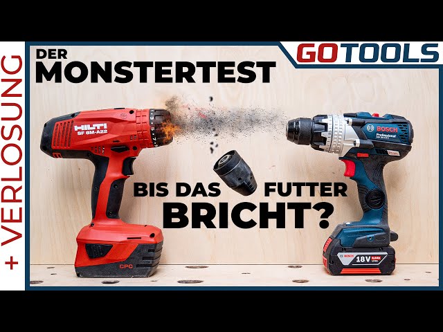 🔥 Bosch vs Hilti in der Akkuschrauber TOP-Klasse | GSR 18V-110 und SF 8M-A22 | inkl. Verlosung