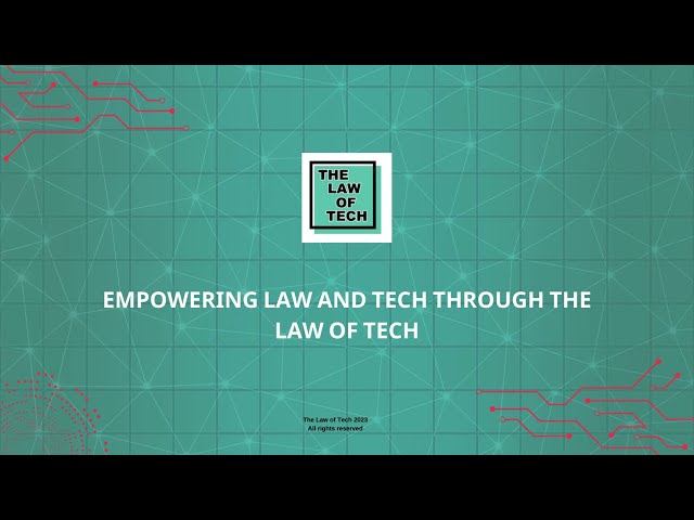 The Law of Tech - About us video