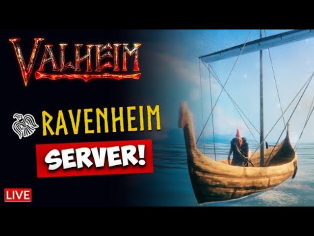 🔴 LIVE - Valheim Server - RavenHeim! Sleepy Stream :D