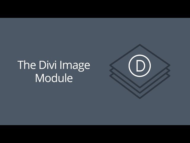 The Divi Image Module