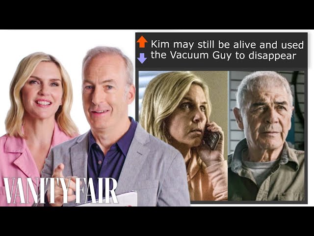 'Better Call Saul' Fan Theories with Bob Odenkirk & Rhea Seehorn | Vanity Fair