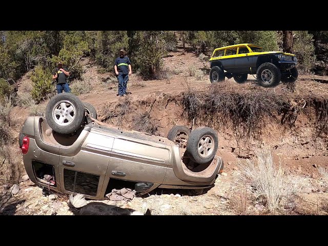 Jeep Liberty Rollover 100 Miles In The Backcountry