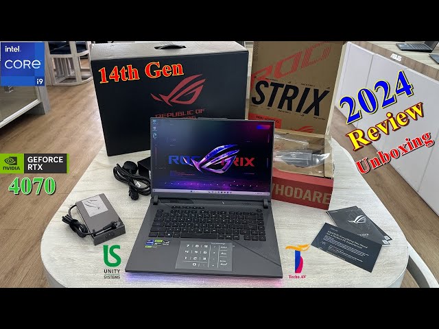 Asus ROG Strix G16 G614J Intel Core i9 14900HX 2024 Unboxing and Review | NVIDIA RTX 4070